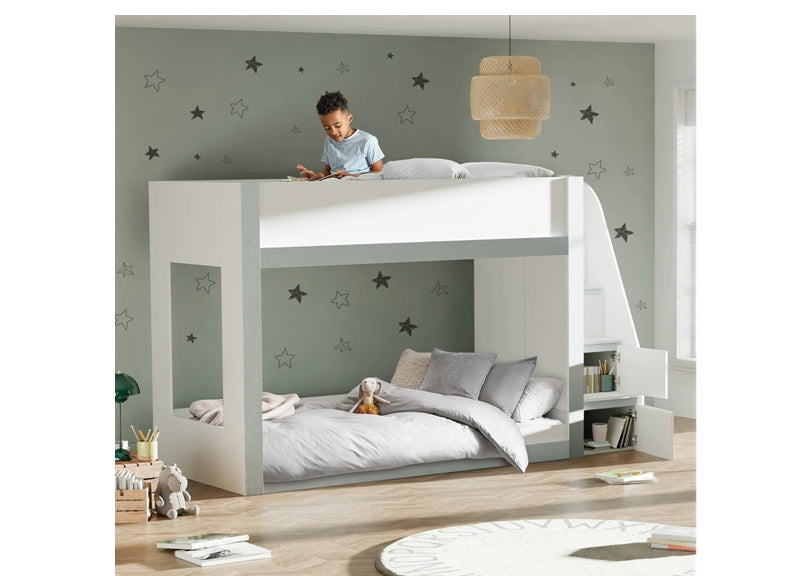 Gaia White Mid-Sleeper - Room