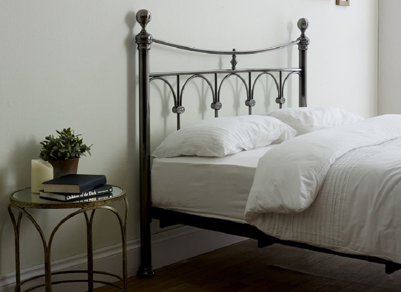 Ontario Nickel Bed Headboard