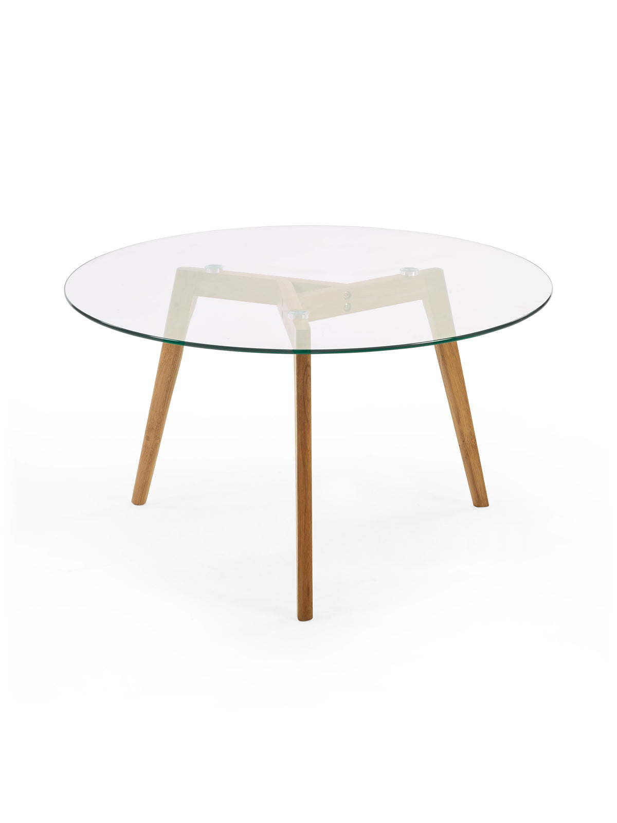 Bryant 80cm Round Glass Coffee Table