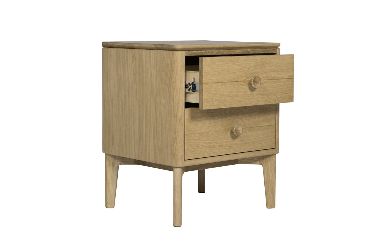 Hadley Bedside Table - Oak Natural