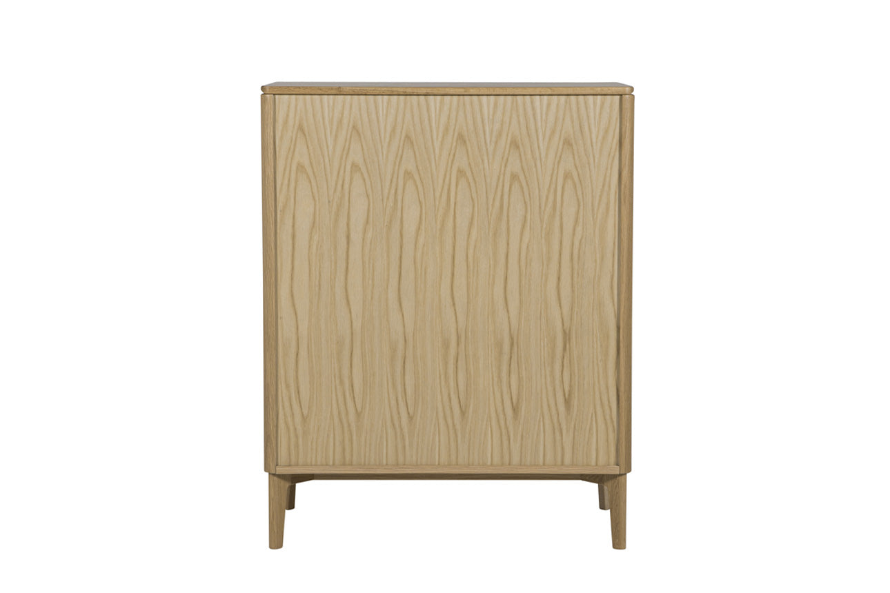 Hadley Medium Chest 5 Drawer - Oak Natural