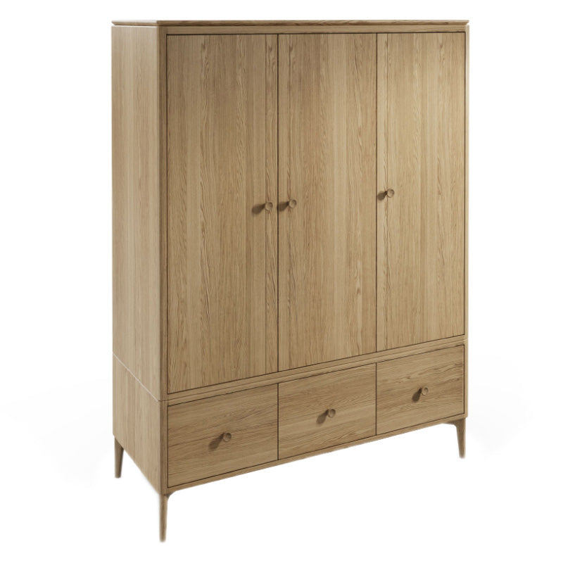 Hadley Wardrobe - 3 door - Oak Natural