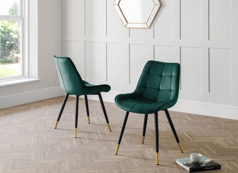 Louis Black Fluted Stone Top Dining Set: A Luxurious Centerpiece for Memorable Gatherings by Homeline Furniture (Free Nationwide Delivery in 3-5 Weeks)