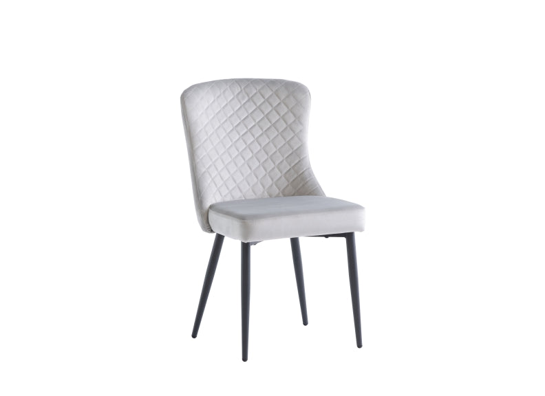Talia Round Grey Table & Hadley Chair Dining Set