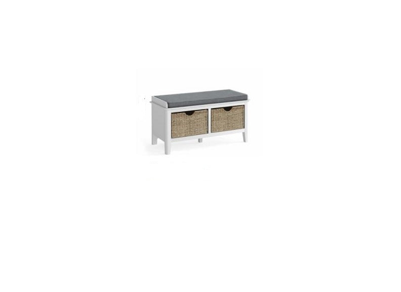 Hampstead Storage Bench W/Baskets - 2