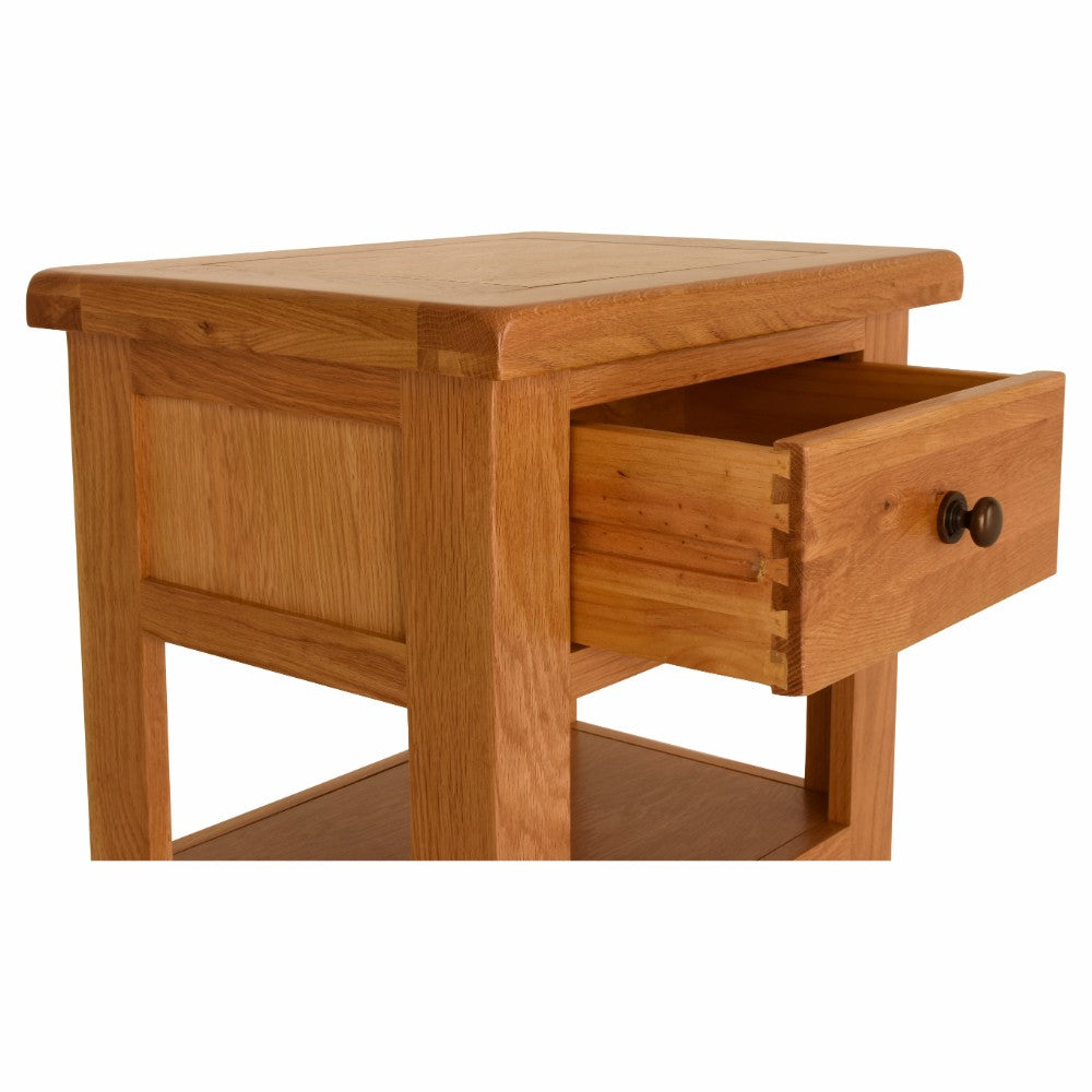 Oscar 1-Drawer Lamp Table