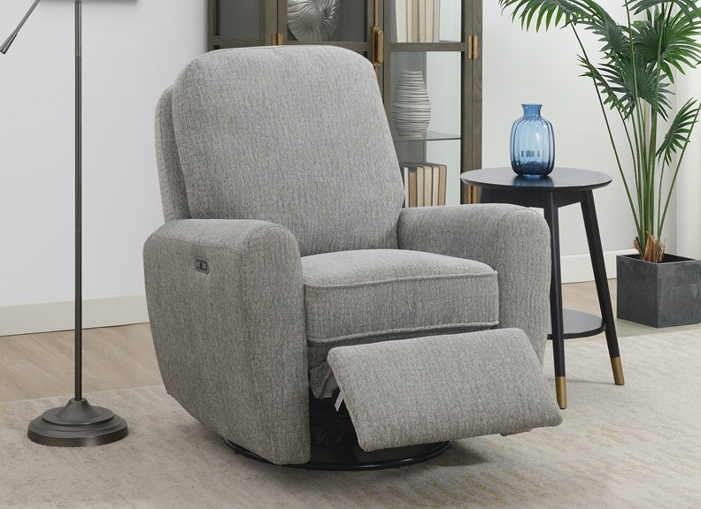 Hanover Grey Powered Swivel Chair