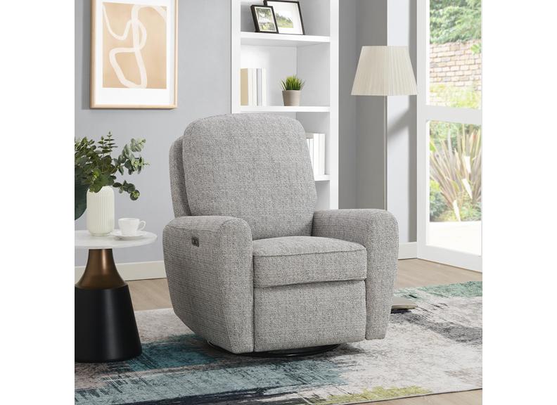 Hanover Stone Fabric Powered Reclining Armchair