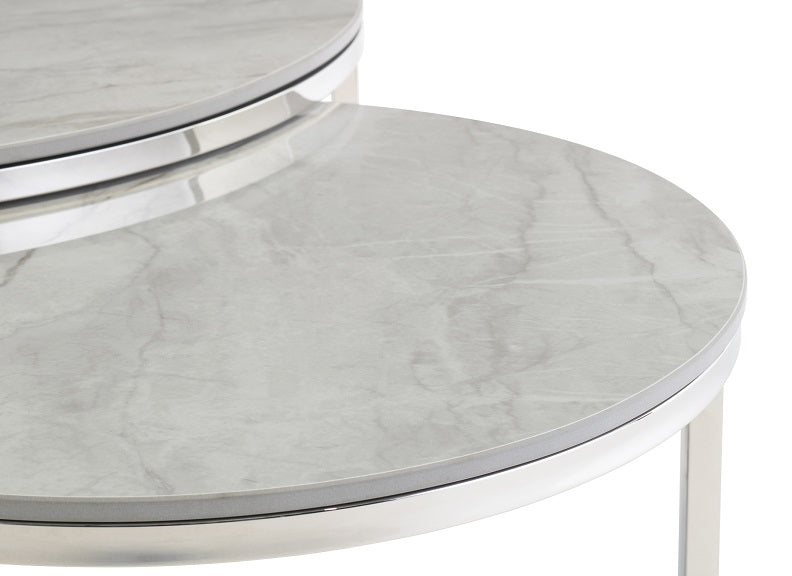 Hanson Grey Coffee Table Set - detail