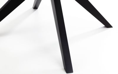 Hayden Round Glass Table - 120cm | Contemporary Dining Solution