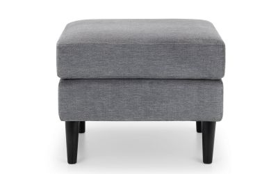 Hayward Ottoman - Grey Chenille | Versatile Addition to Your Living Space