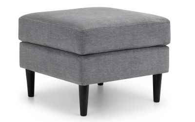 Hayward Ottoman - Grey Chenille | Versatile Addition to Your Living Space