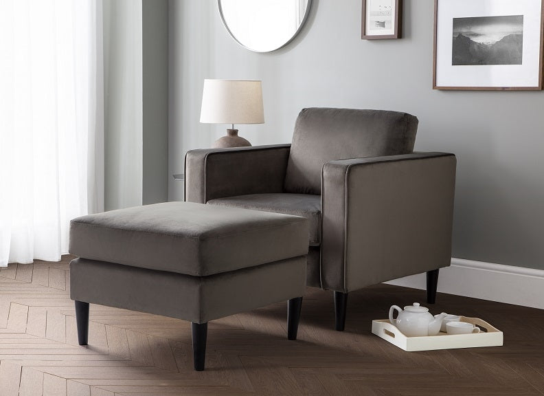 Hayward Armchair & Ottoman Room