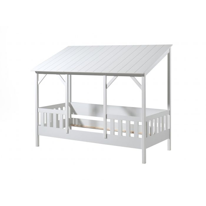 HOUSEBED BED (03) 90 X 200 CM WHITE ROOF