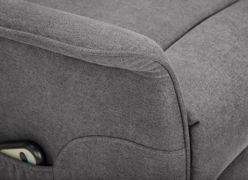 Helena Charcoal Fabric R&R - detail