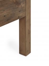 Heritage Bed 150cm - Sustainable Reclaimed Wood Design