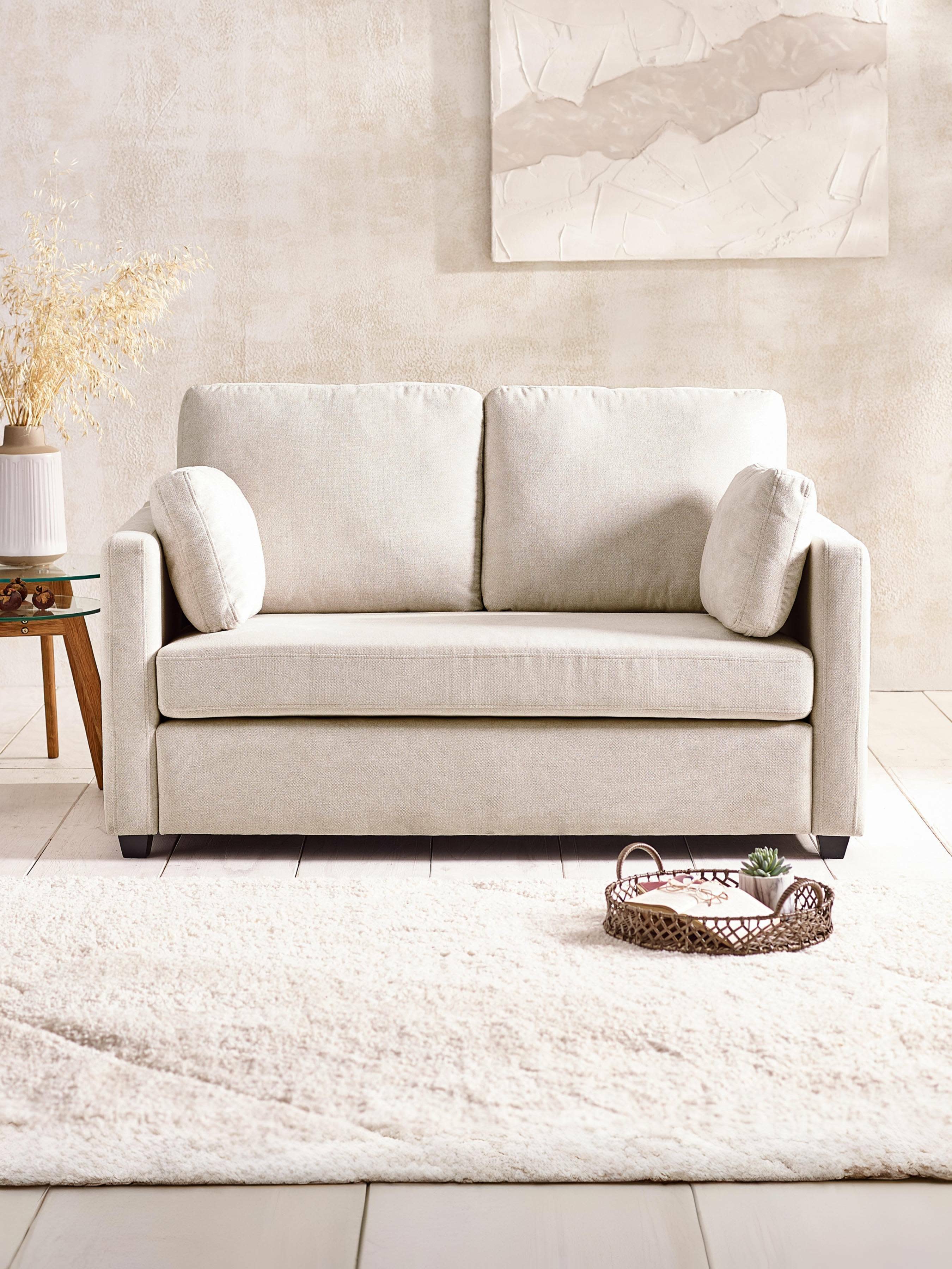 Ottilie Natural Chenille 2 Seater Sofa