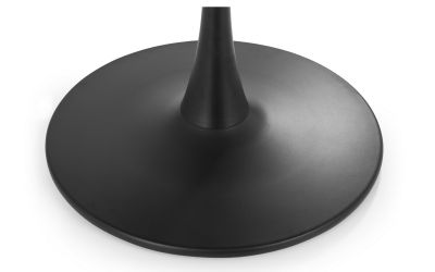 Holland Round Pedestal Dining Set – Marble Effect, 120cm