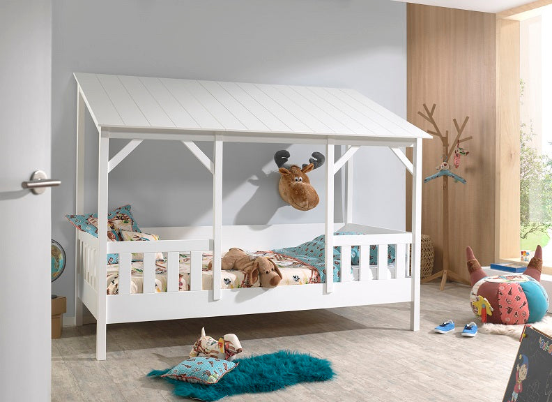 House Bed With Roof & 17 s Base - EXPRESS DELIVERY
