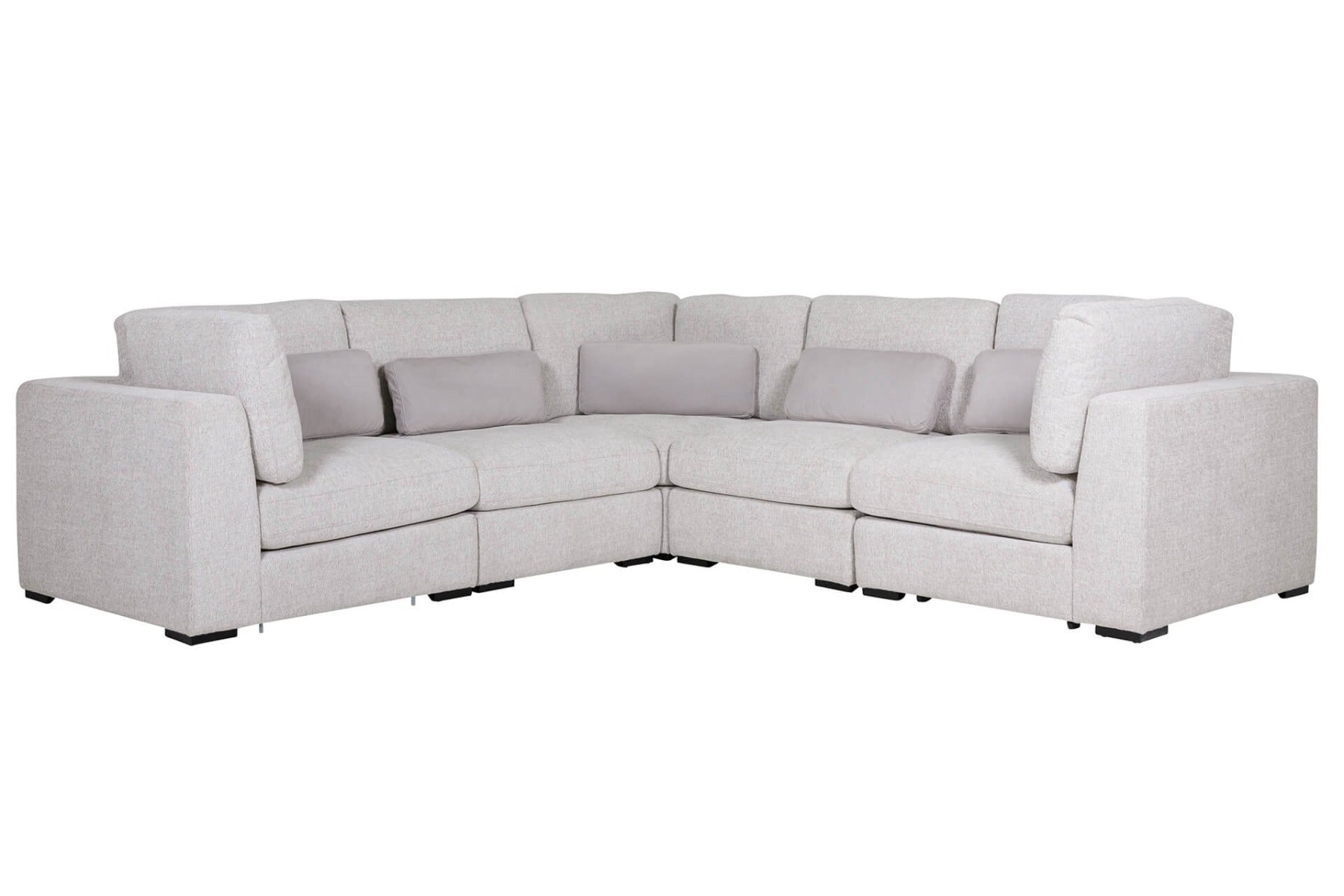 Humphrey Corner Arm Sectional - Light Grey