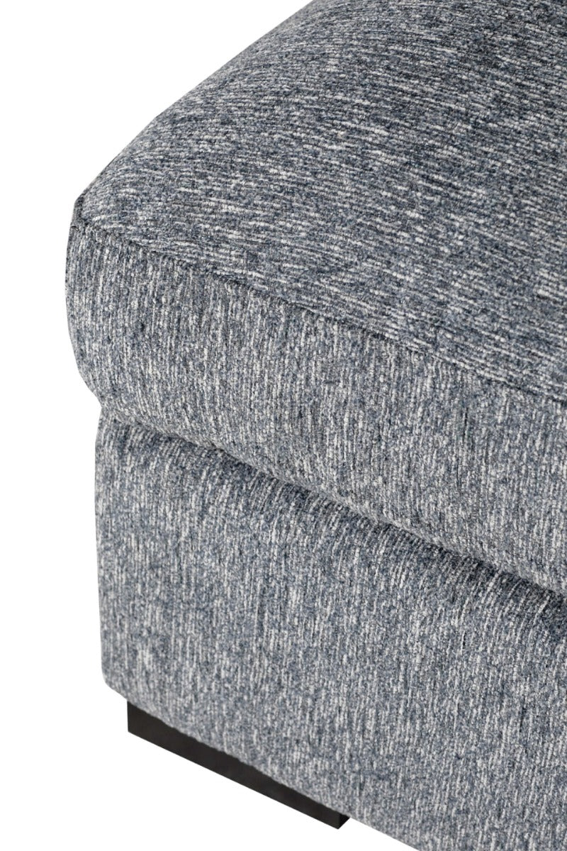 Humphrey Storage Ottoman - Blue