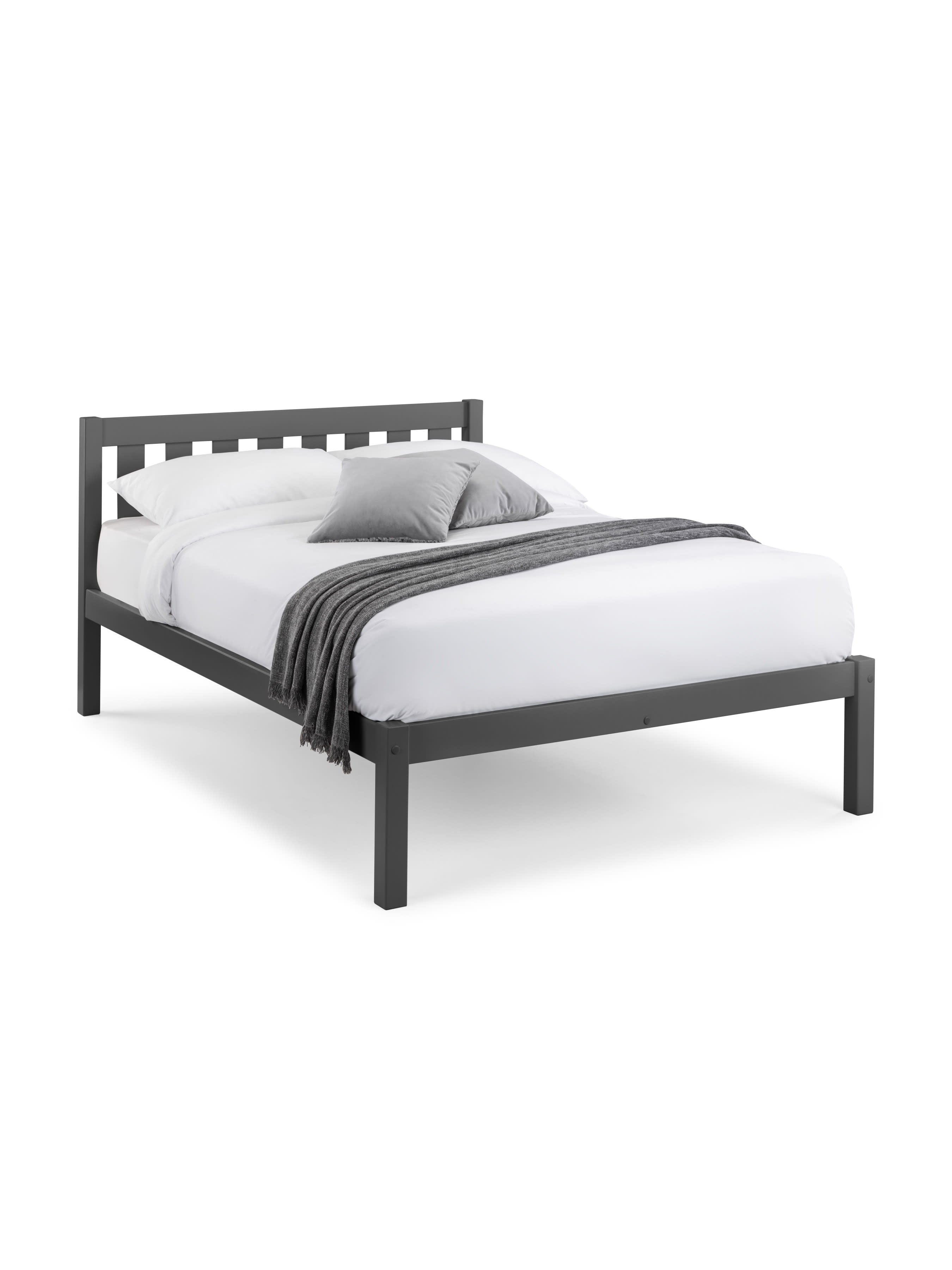 Luna 135cm Double Bed - Anthracite