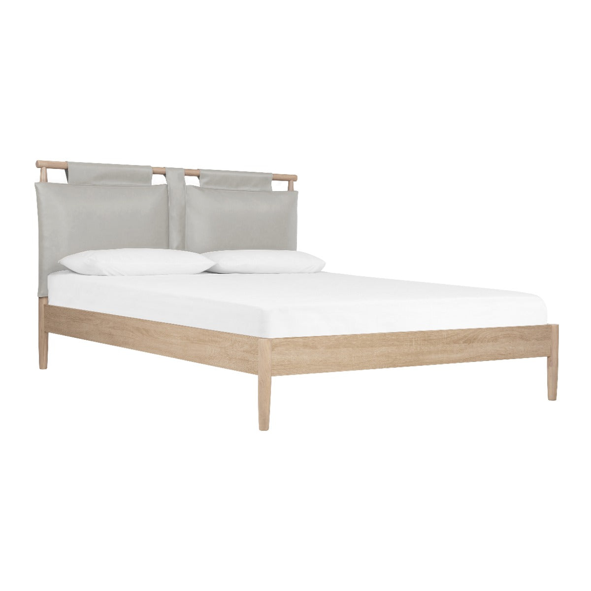 Enzo Light Grey 4ft6 Headboard Cushion