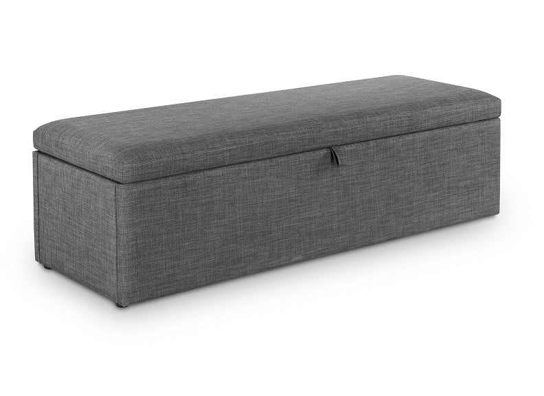 Sorrento Grey Linen Storage Box