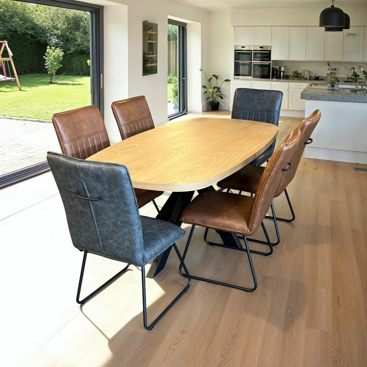 Alfie Dining Chair Grey