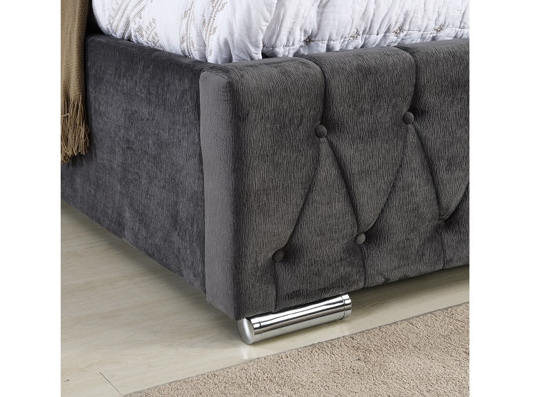 Jersey Buttonback Storage Bedframe