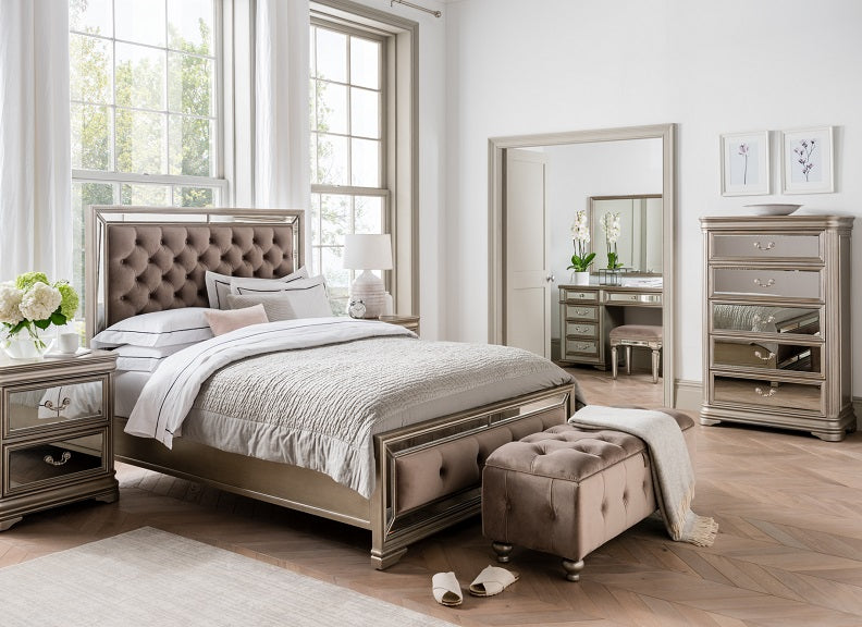 Jessica Fabric Ottoman