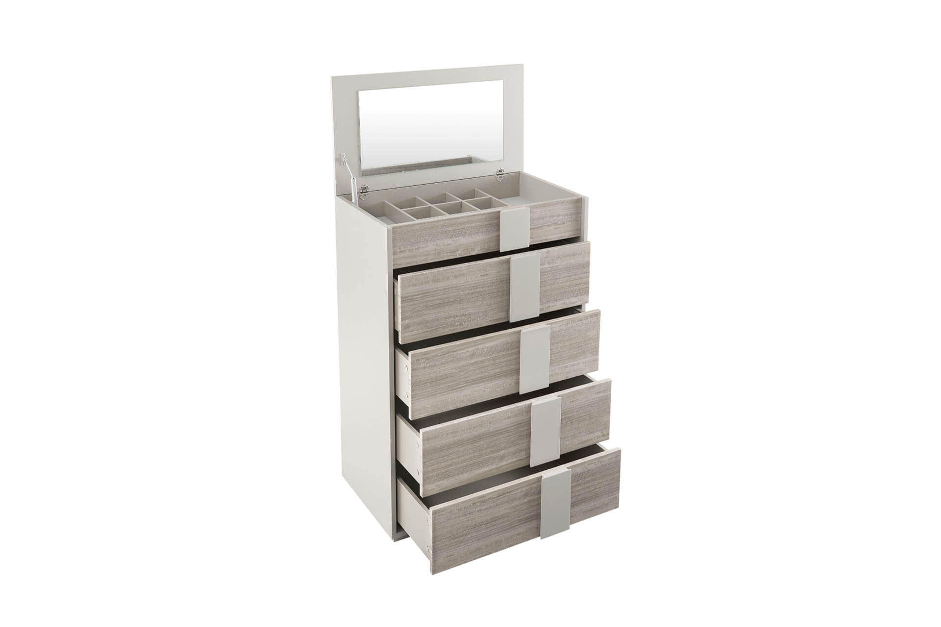 Jules Tall Chest 4 Drawer Open Top