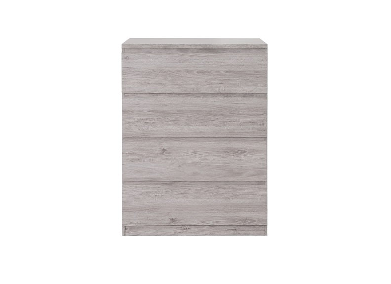 Jupiter Grey Oak Chest with Four Drawers