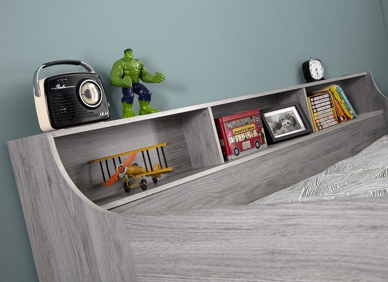 Jupiter Grey Sleeper - shelf detail
