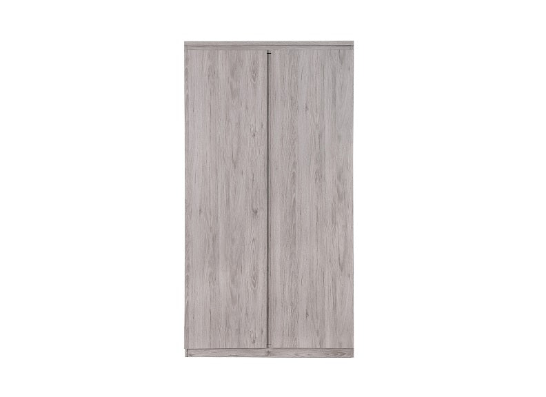 Jupiter Grey Oak Two Door Wardrobe
