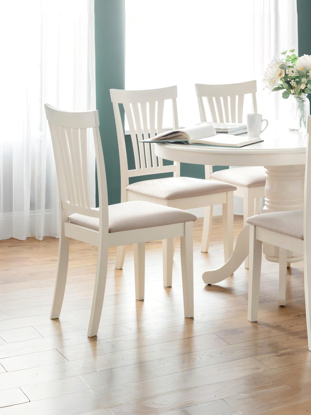 Set Of 2 Stanmore Ivory Chairs (oos)
