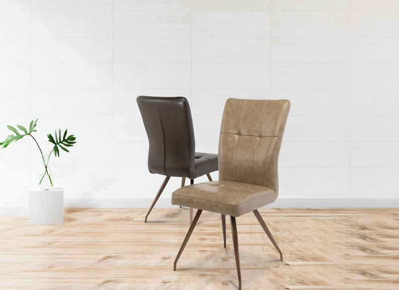 Fendi Dining Table W/Kabana PU Dining Chairs