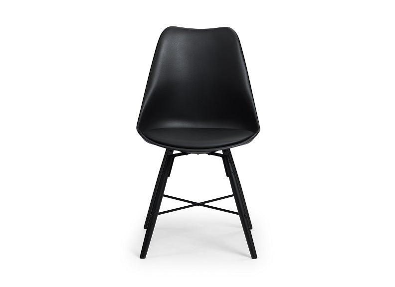 Milan Round Glass Table & Kari Chair Set