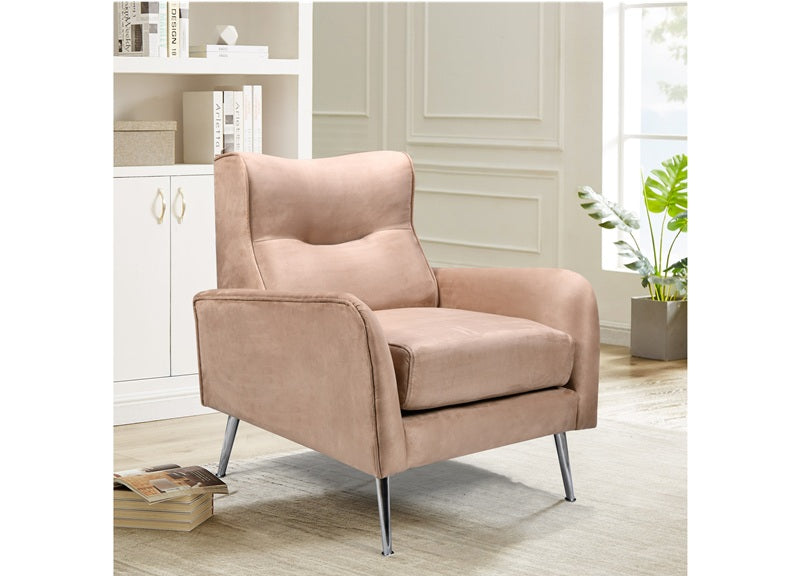 Katie Mink Accent Chair - 1