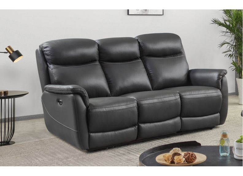 Kent Powered Half Leather 3RR Sofas