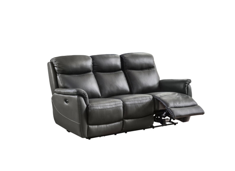 Kent Fixed Half Leather Three Seat Sofas