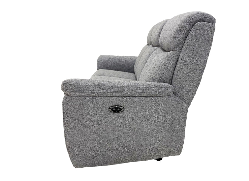 Kent Powered Fabric Three Seat Sofa