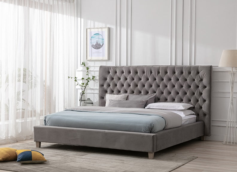 Kensington Rocky Grey Bed - 1