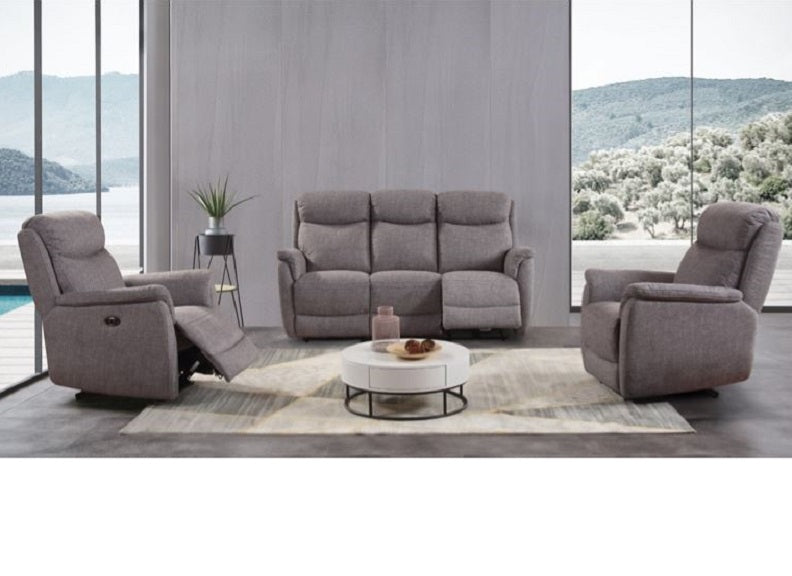 Kent Powered Half Leather Reclining 2RRs