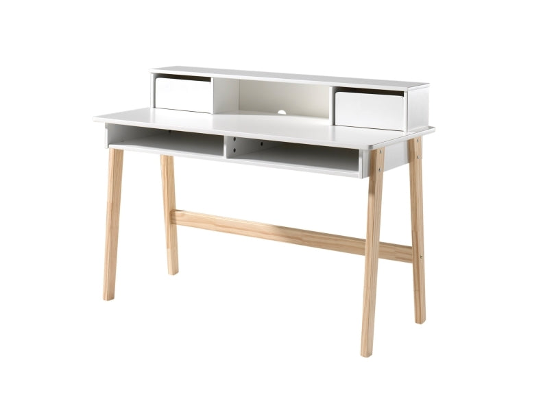 Kiddy White Desk With Cabinet