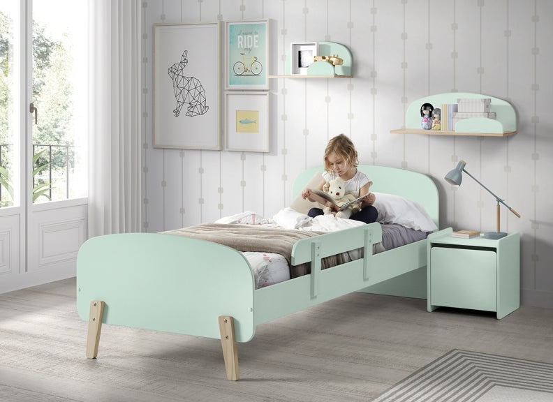 Kiddy Mint Green Bed & Bedside
