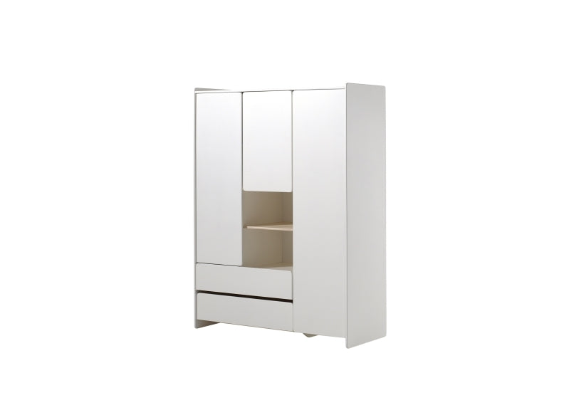 Kiddy White 3 Door Wardrobe 