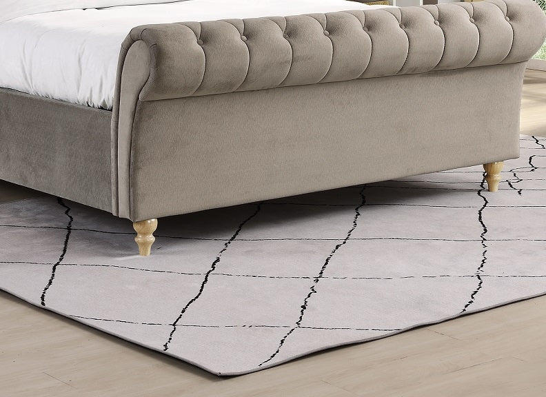 Kilkenny Mink Scroll Bed Foot