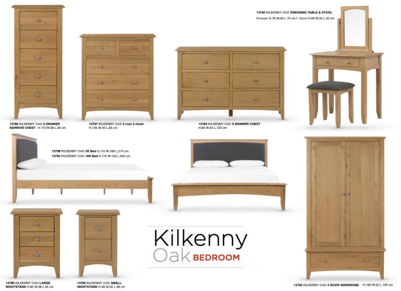 Kilkenny Oak Vanity Mirror - Elegant and Timeless Design