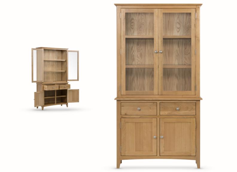 Kilkenny Oak Buffet & Hutch (Pre-order for August delivery)